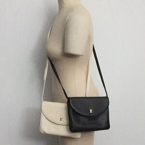 Vintage Paloma Picasso Crossbody Bag Set Blk Ivory